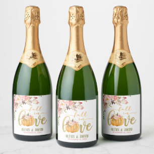 Val-in-Liefde vonkeldrank fleslabel Sparkling Wijnetiket
