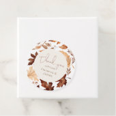 Val in Love Baby Shower Feest Bedankjes Labels (In situ)