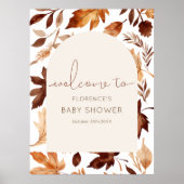 Val in Love Baby Shower Feest Poster (Voorkant)