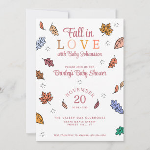 Val in Love Baby Shower Kaart
