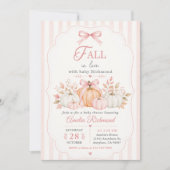 Val in Love Baby Shower Kaart (Voorkant)