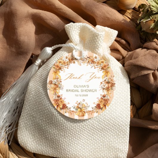 Val in Love Pompoen Bruiloft Borrel Bedankt Bedankjes Labels