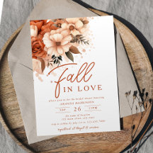 Val in Love Terracotta Bloemen Bruidsfeest