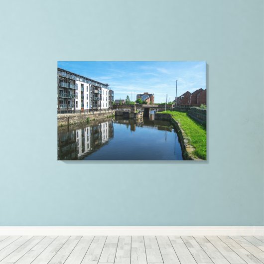 Val Ings Lock, Wakefield Canvas Afdruk (Insitu (Houten vloer))