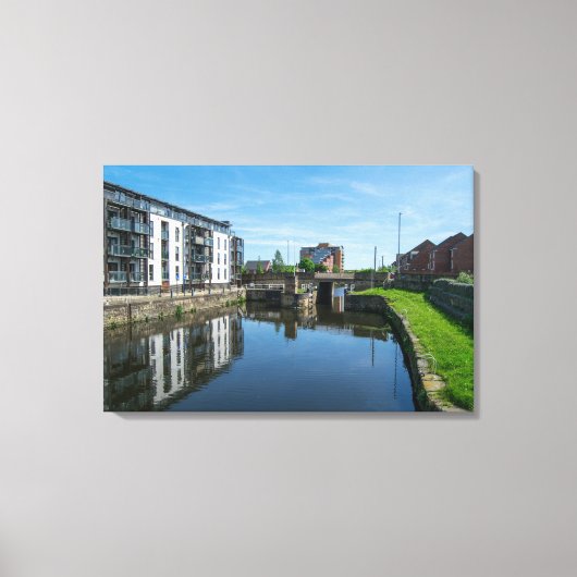 Val Ings Lock, Wakefield Canvas Afdruk (Voorkant)