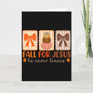 Val Jehova Hij Verlaat Nooit Herfst Christelijke T Kaart