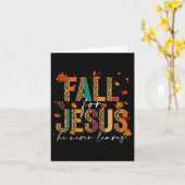 Val Jesus Hij Verlaat Nooit Christelijk Geloof Jes Kaart (Gele Bloem)