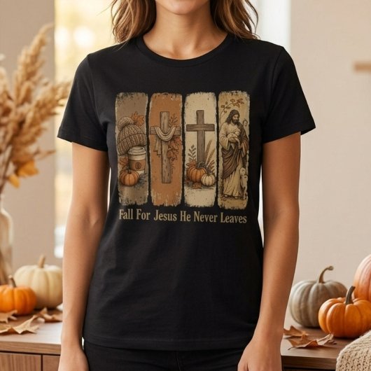 Val Jezus Hij Verlaat Nooit Tri-Blend Shirt