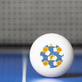 Val Kawaii Maan, Sterren, Zonneschijn Pingpongbal (Net)