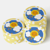 Val Kawaii Maan, Sterren, Zonneschijn Pokerchips (Opstapeling)