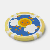 Val Kawaii Maan, Sterren, Zonneschijn Pokerchips (Enkel)