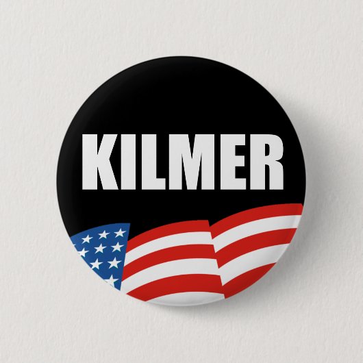 VAL-KILMER-verkiezingsuitslag Ronde Button 5,7 Cm (Voorkant)