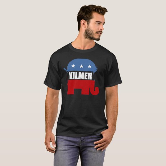 VAL-KILMER-verkiezingsuitslag T-shirt (Voorkant volledig)