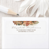 Val laat glitter wit etiket (Insitu)