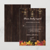  val laat oude lantaarns hout RSVP (Voorkant / Achterkant)