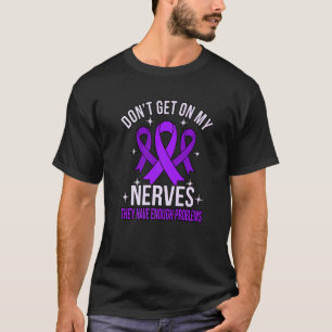 Val me niet lastig alzheimerbewustzijnslint t-shirt