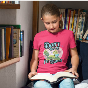 Val me niet lastig, ik ben aan het lezen Rups Kind T-shirt