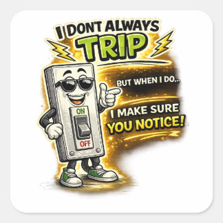 Val niet altijd, als ik dat doe, zorg ik ervoor da vierkante sticker