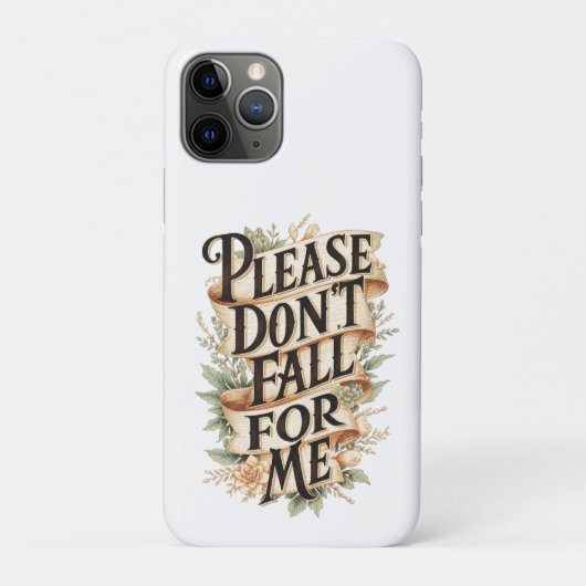 Val niet voor mij Case-Mate iPhone case (Achterkant)