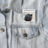 Val-onzijdig-terugkeer knoop vierkante button 5,1 cm (In situ)