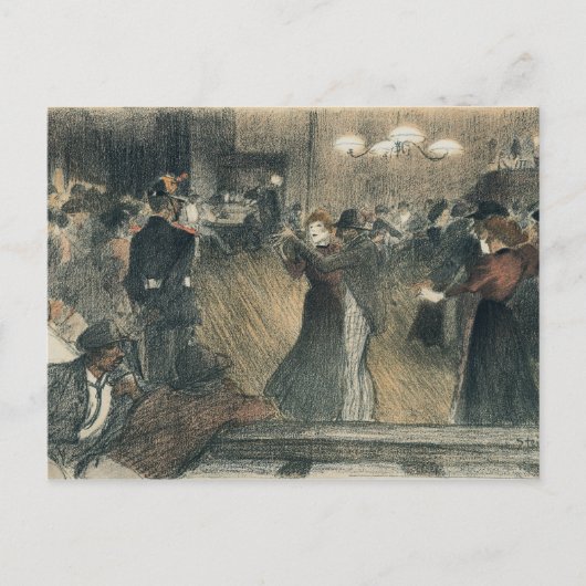 Val op de Barriere Briefkaart (Voorkant)