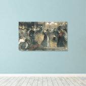 Val op de Barriere Canvas Afdruk (Insitu (Houten vloer))