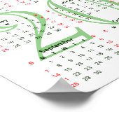 Val op een zonnige dag. Fine Art Kalender 2025 Poster (Hoek)