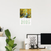 Val op een zonnige dag. Fine Art Kalender 2025 Poster (Thuiskantoor)