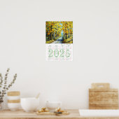 Val op een zonnige dag. Fine Art Kalender 2025 Poster (Keuken)