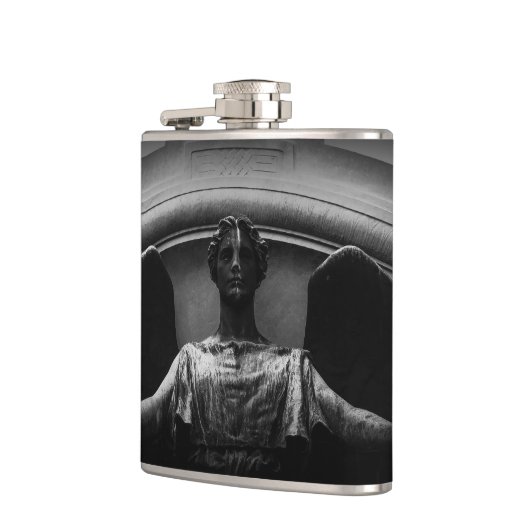 Val op wacht heupfles (Links)