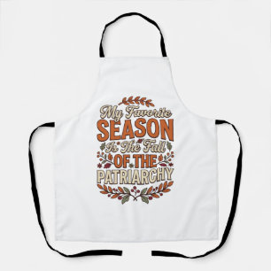 Val Patriarchie Vintage Feministische Herfst T-shi Schort