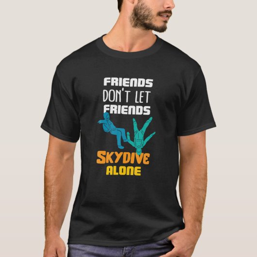 Val Schermspringen Parachute Schermspringer Grappi T-shirt (Voorkant)