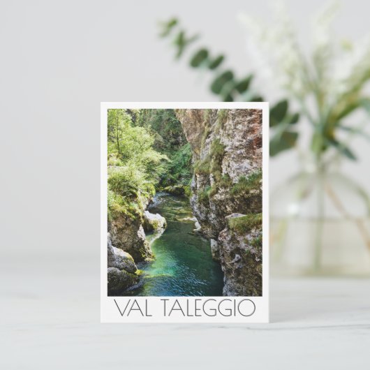 Val Taleggio valley italian mounge Briefkaart (Staand voorkant)