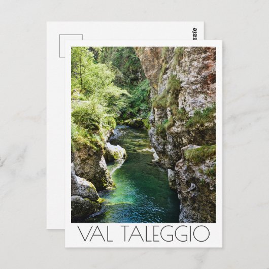 Val Taleggio valley italian mounge Briefkaart (Voorkant / Achterkant)
