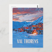 Val Thorens Briefkaart (Voorkant / Achterkant)