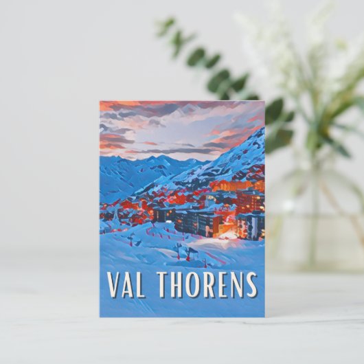 Val Thorens Briefkaart (Staand voorkant)