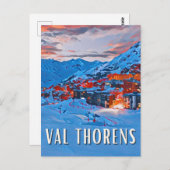 Val Thorens Briefkaart (Voorkant / Achterkant)