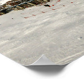 Val Thorens Drie valleien Franse Alpen Frankrijk Poster (Hoek)