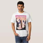 Val Thorens, France ski poster T-shirt (Voorkant volledig)