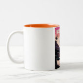 Val Thorens, France ski poster Tweekleurige Koffiemok (Links)