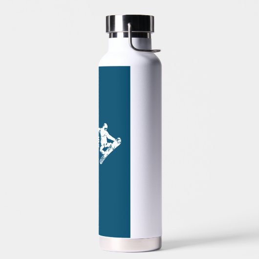 Val Thorens France snowboarder Waterfles (Links)