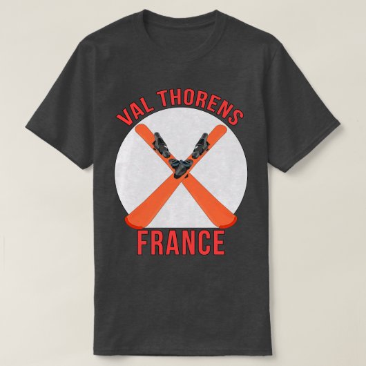 Val Thorens France T-shirt (Design voorkant)