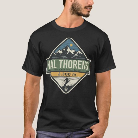 Val Thorens France T-shirt (Voorkant)