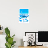 Val Thorens France Travel Print (Thuiskantoor)