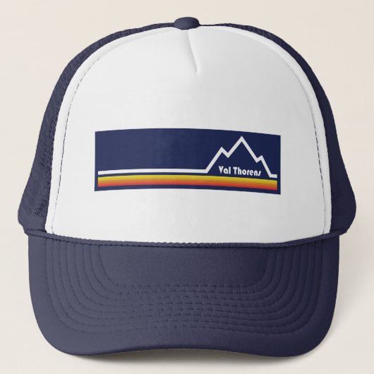 Val Thorens France Trucker Pet (Voorkant)