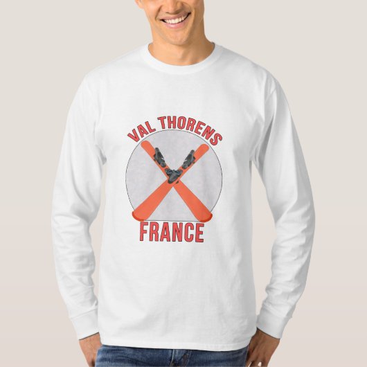Val Thorens, Frankrijk T-shirt (Voorkant)