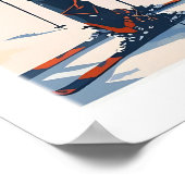Val Thorens Muur Kunstprint 1 Poster (Hoek)
