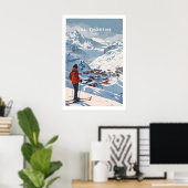Val Thorens Muur Kunstprint 1 Poster (Thuiskantoor)
