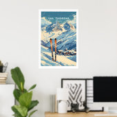 Val Thorens Reisposter 1 Poster (Thuiskantoor)