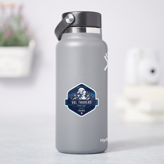 Val Thorens, Skigebied Badge, Frans Sticker (HydroFlask)